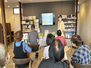 リアン薬局 一宮店　健康教室当日の様子