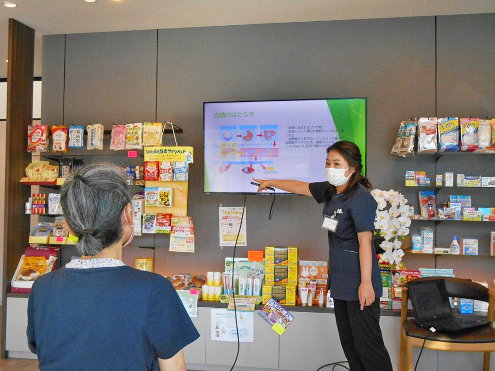 リアン薬局 一宮店　健康教室当日の様子
